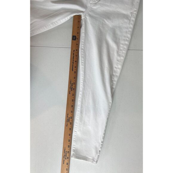 Citizens of Humanity Women's White Denim Skinny Crop Jeans Size 28 - Picture 11 of 12